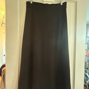 Madewell brown knit midi skirt from the 2025 fall collection - This is a steal!